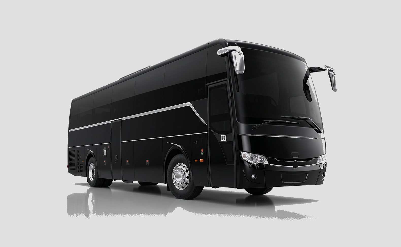 LAAC Motor Coach charter bus rental in Los Angeles — up to 50–54 passengers